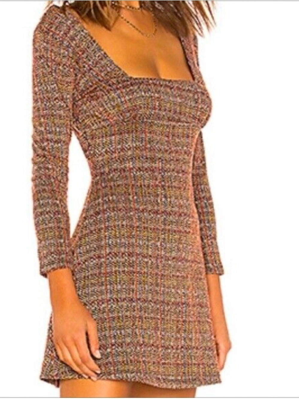 Free People Multicolor Uptown girl Mini Dress